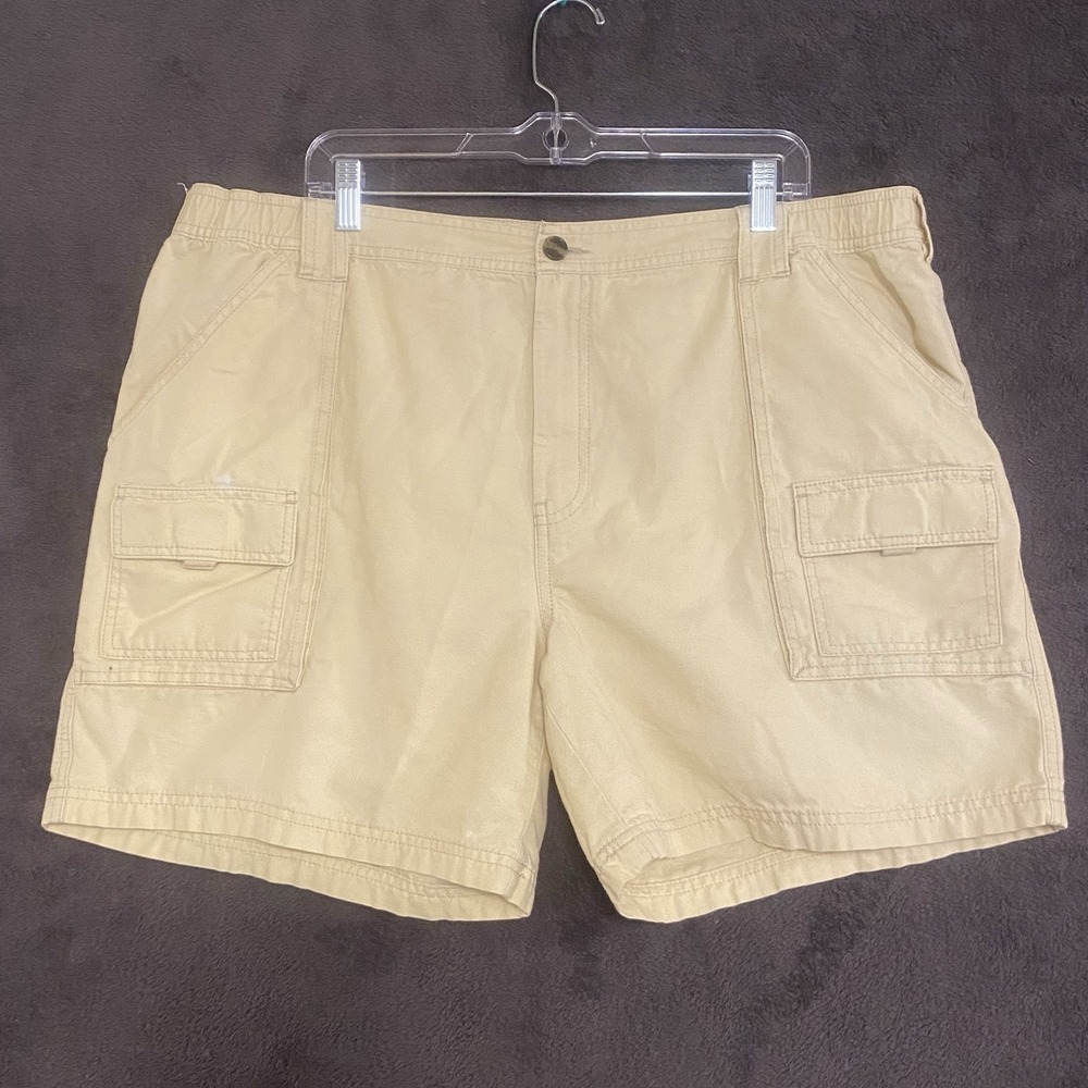 Saddlebred Shorts Mens 40/7 Khaki Cargo Shorts